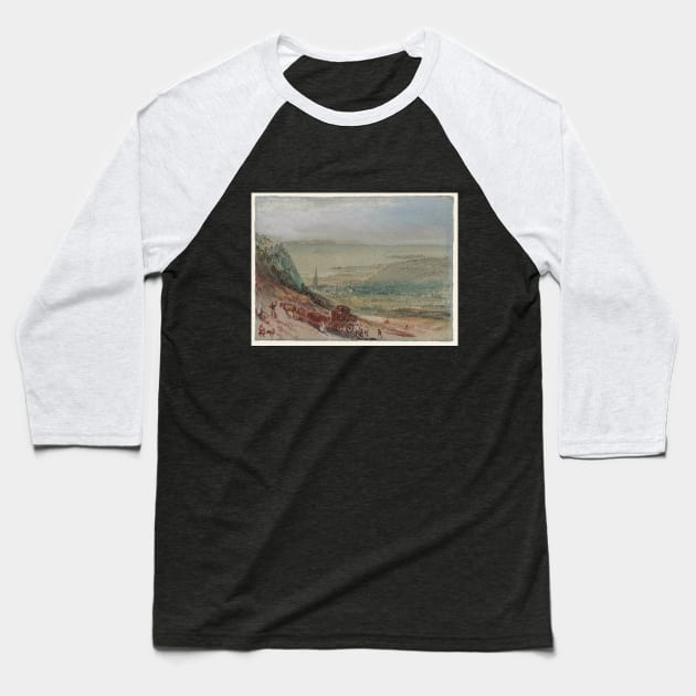 A View of Petworth Church, with the Chimneys of Petworth House to the Right of the Spire, 1827 Baseball T-Shirt by Art_Attack